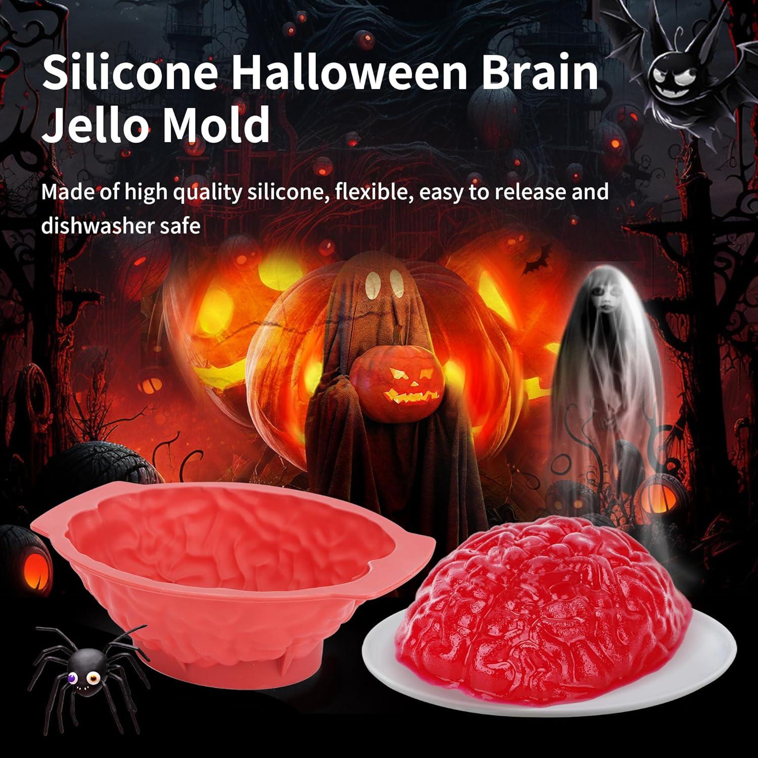 Molde de Gelatina de Cerebro UWILLION de Silicona 24.4x17.8cm