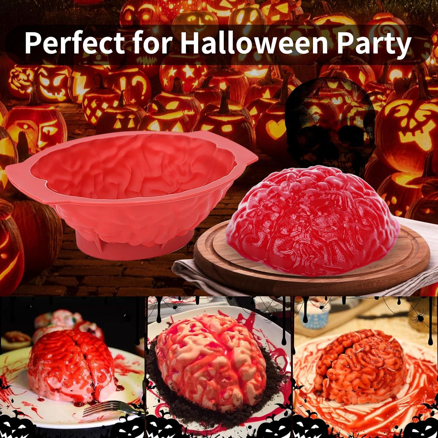 Molde de Gelatina de Cerebro UWILLION de Silicona 24.4x17.8cm