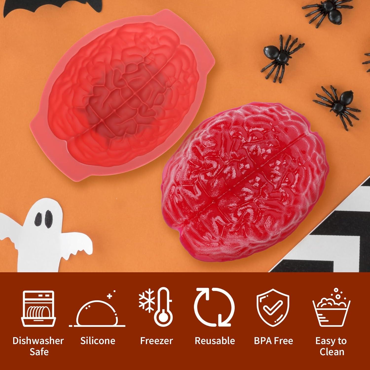 Molde de Gelatina de Cerebro UWILLION de Silicona 24.4x17.8cm