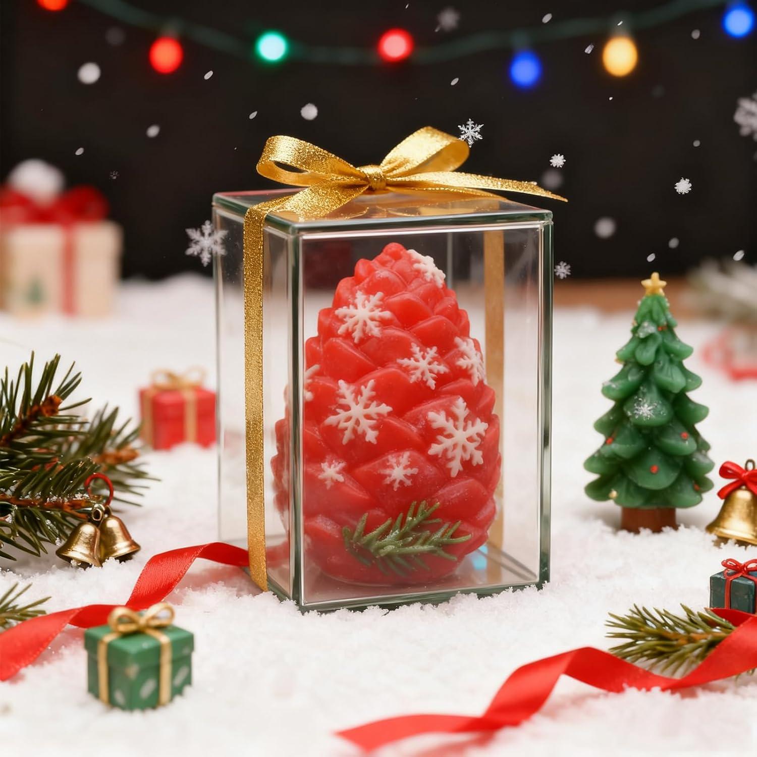 Molde de Silicona 3D Piña de Navidad 8 Cavidades LLPMutu