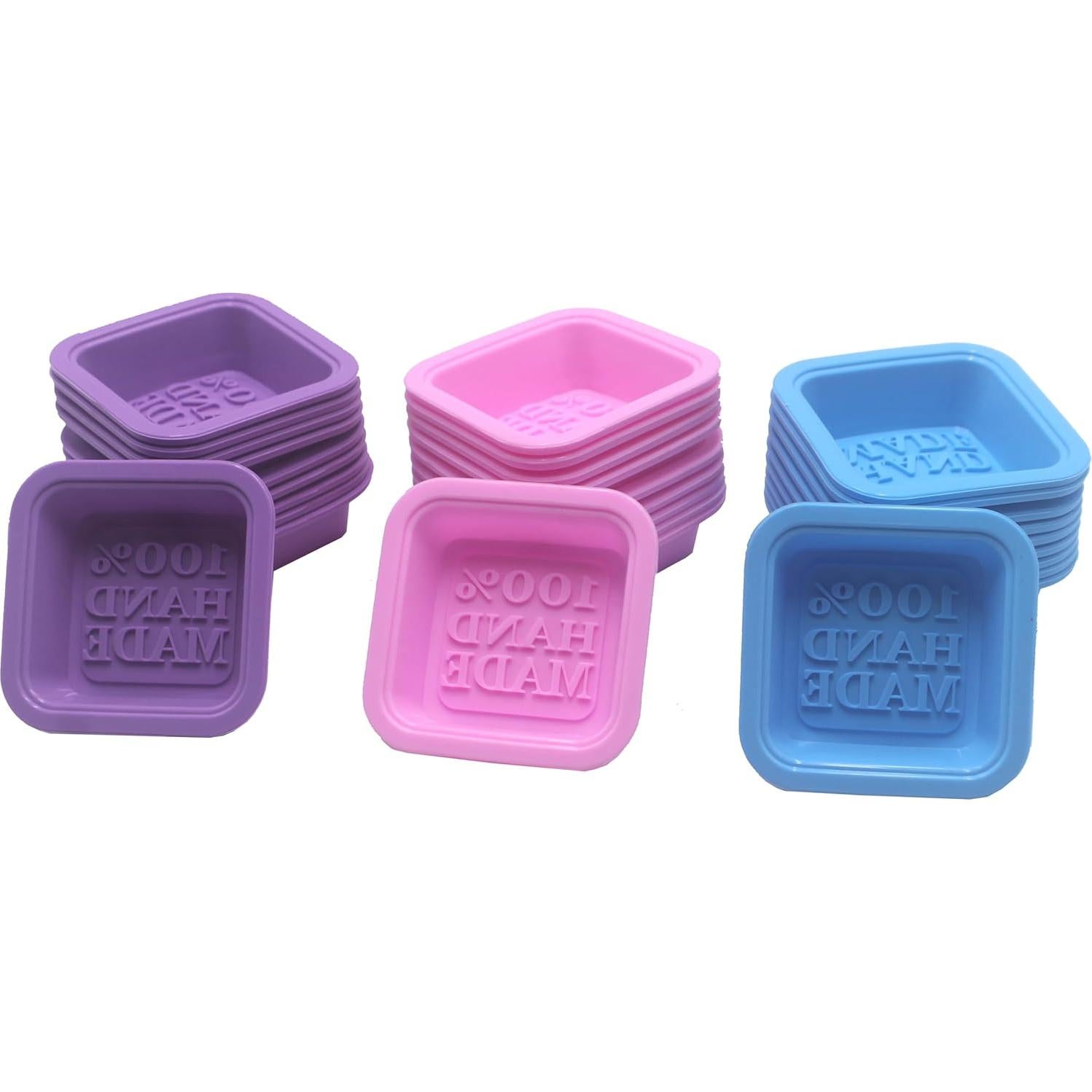 Juego de 30 Moldes de Jabón de Silicona FIVOENDAR - A prueba de Horno y Lavavajillas