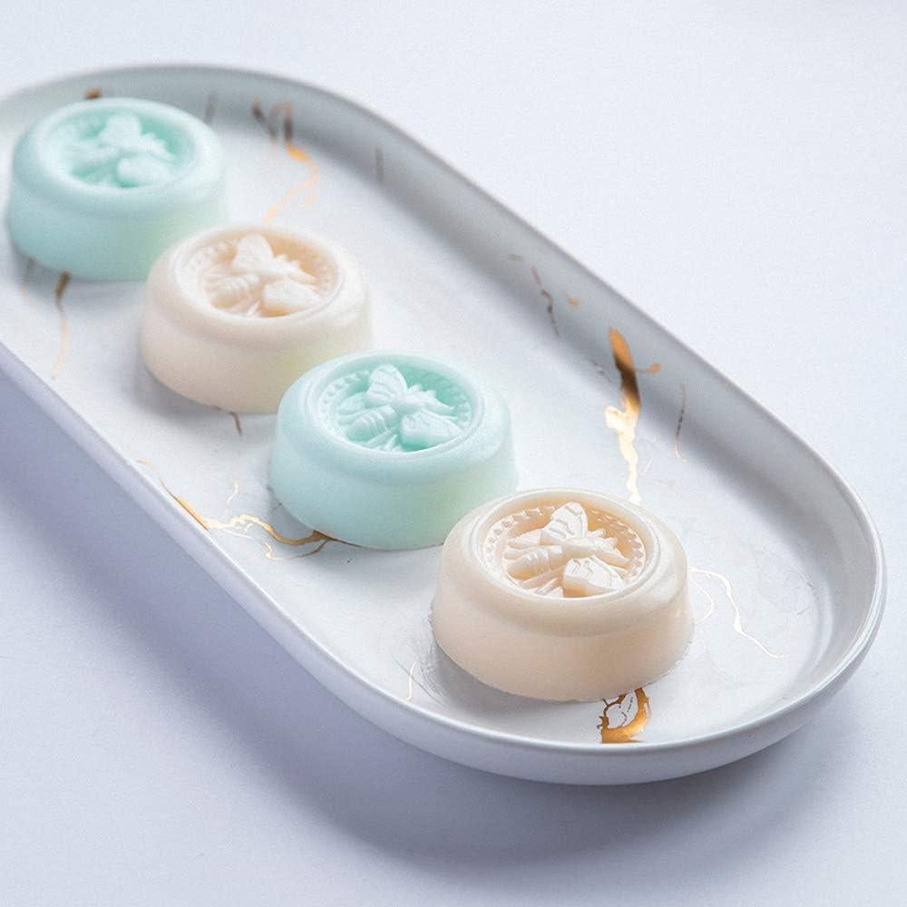 Molde de Silicona Redondo para Jabón y Muffins - 2 Piezas