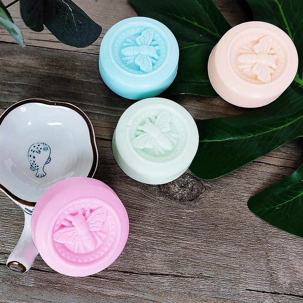 Molde de Silicona Redondo para Jabón y Muffins - 2 Piezas