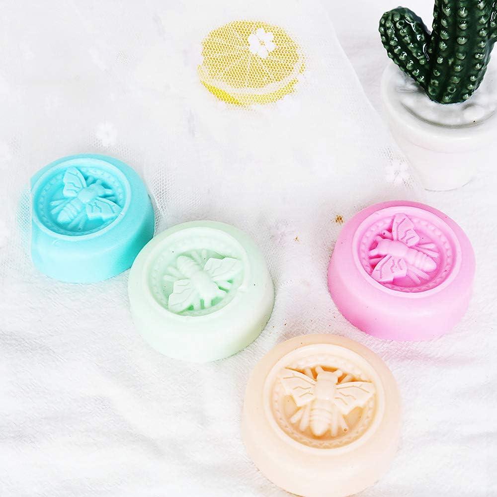 Molde de Silicona Redondo para Jabón y Muffins - 2 Piezas