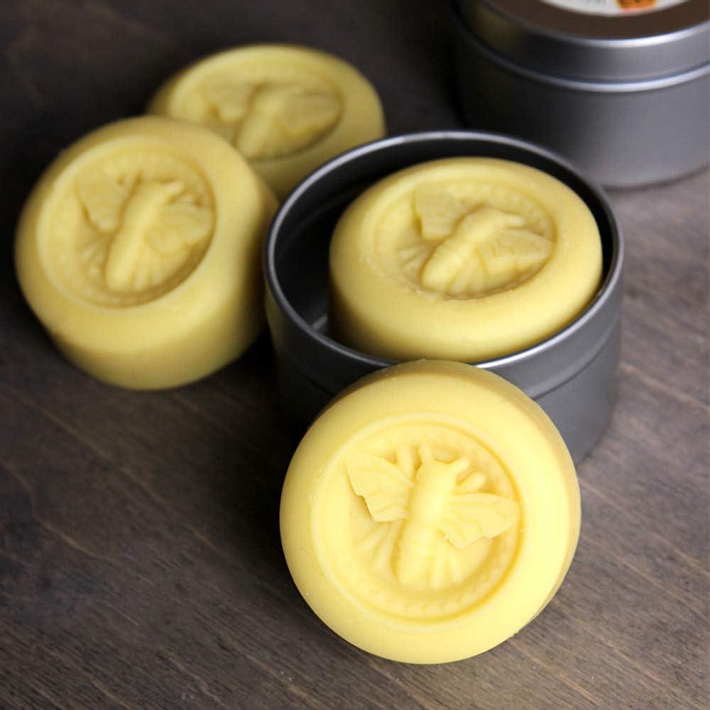 Molde de Silicona Redondo para Jabón y Muffins - 2 Piezas