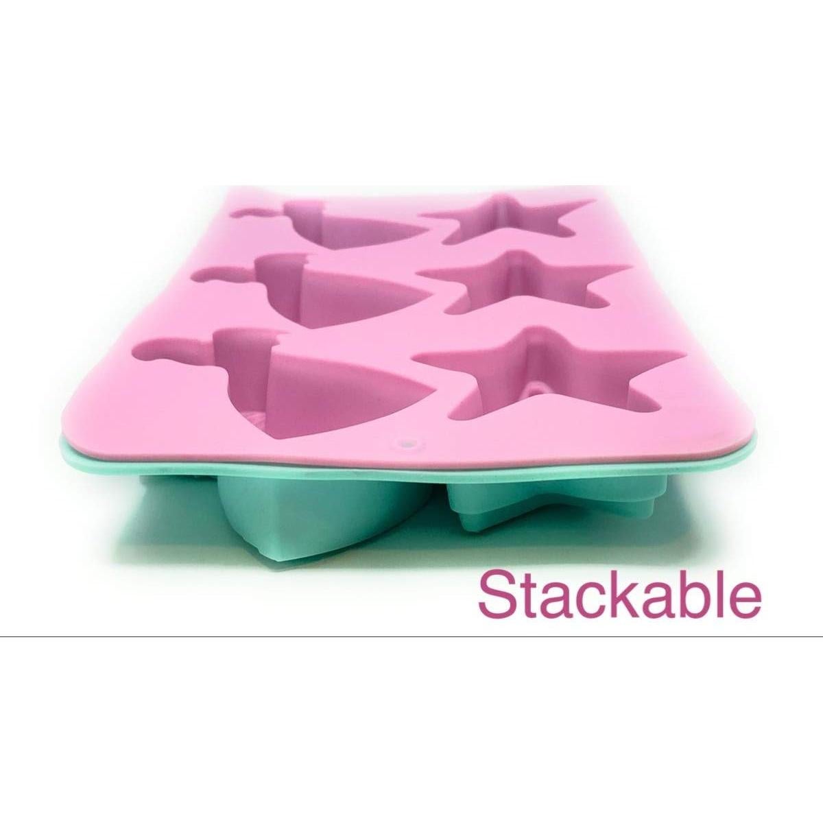 Moldes de Silicona para Pasteles Sirena y Estrella de Mar - Coop & Hunt