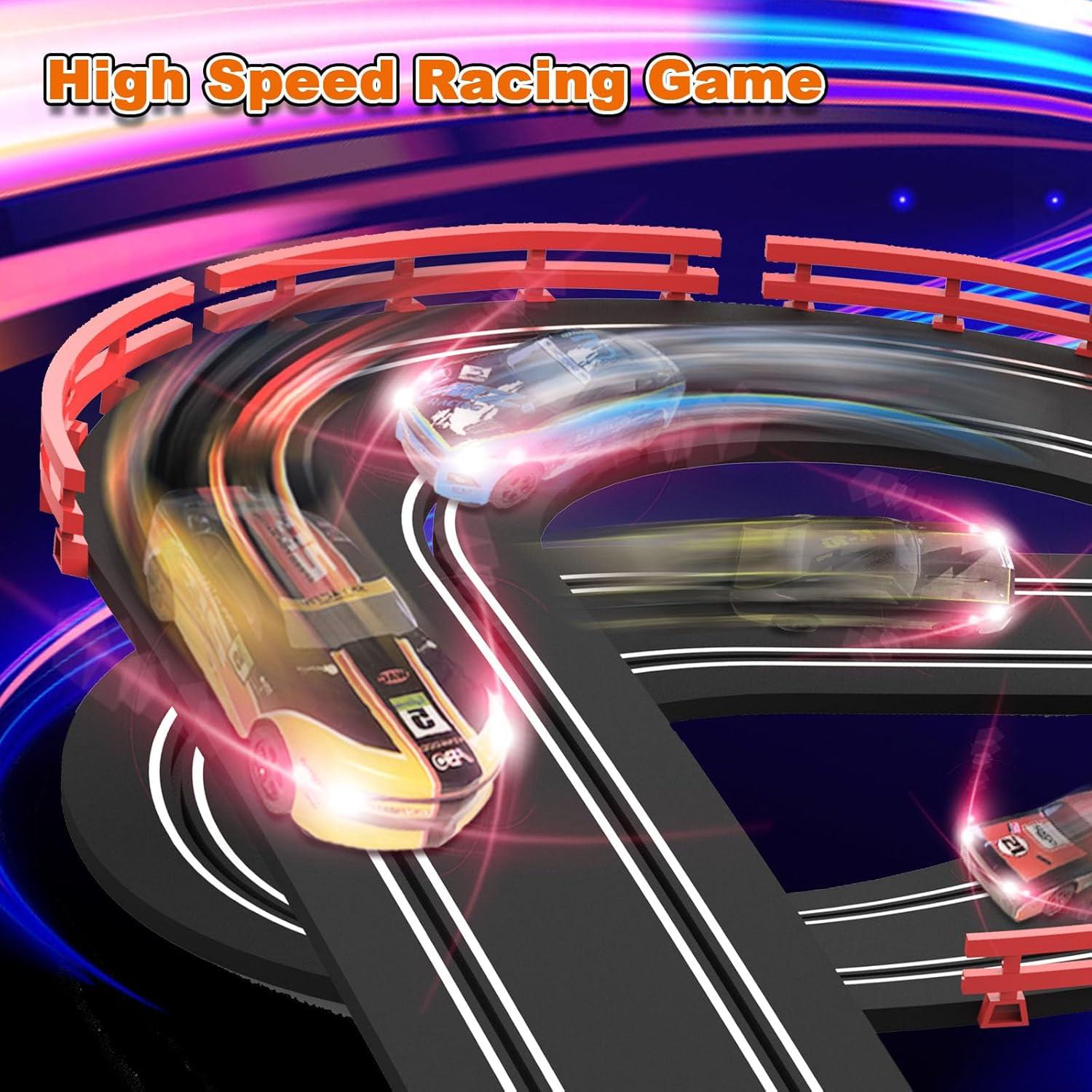 Pista de Carreras Slot TE 168 12.19 m 4 Coches 2 Controladores