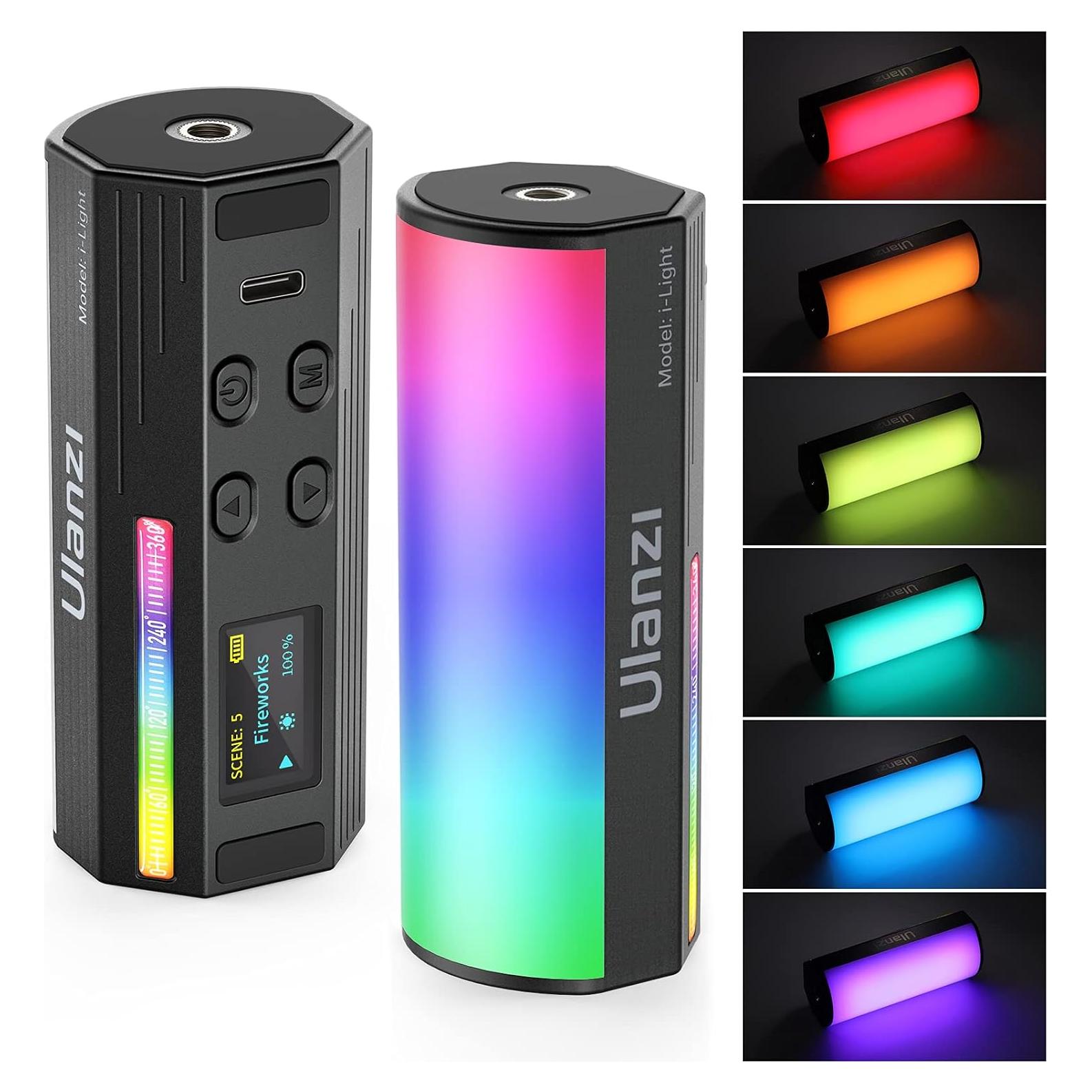 Varita de Luz LED RGB ULANZI 2000mAh 2500-9000K Portátil