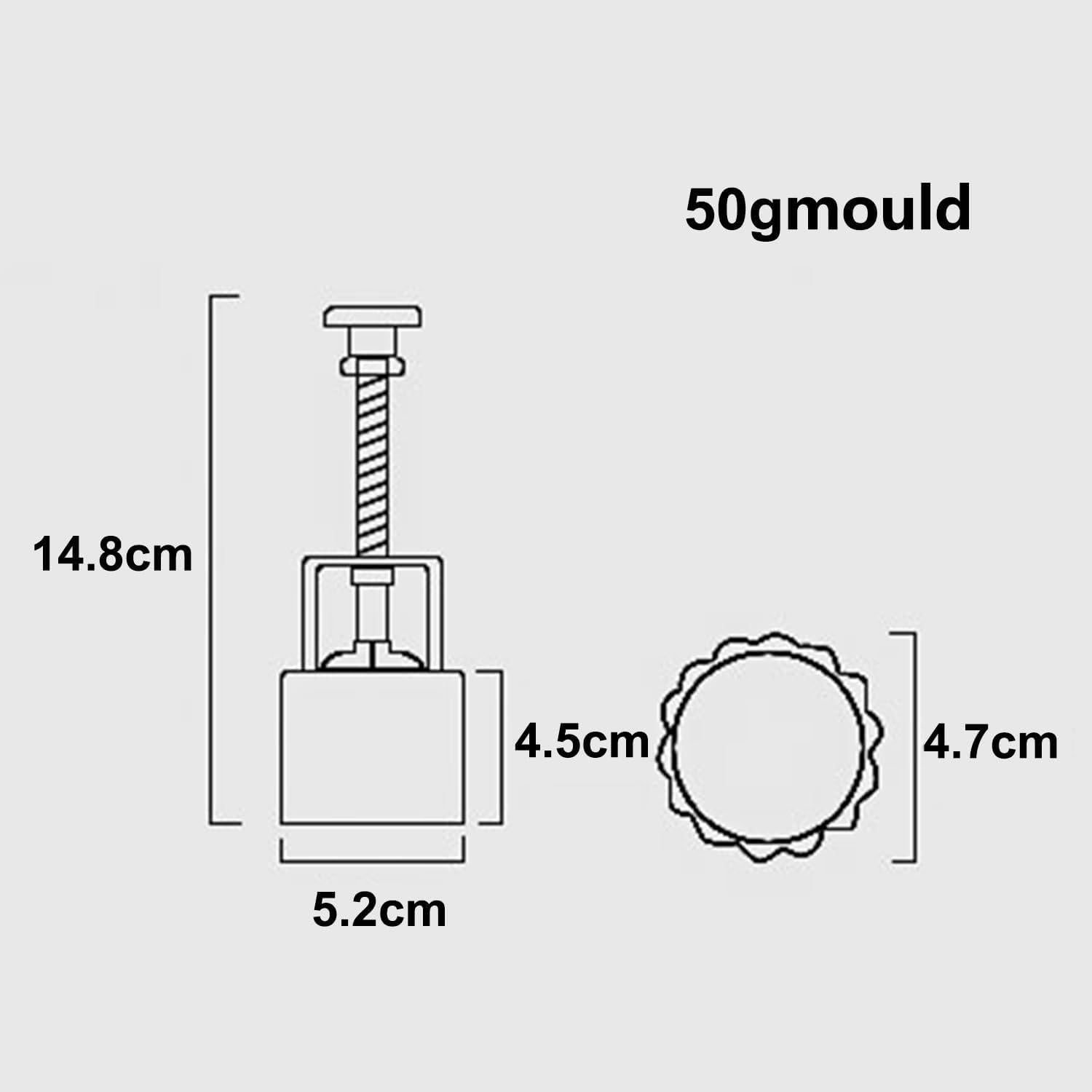 Set de Molde para Bombas de Baño Yeustkony con 12 Sellos
