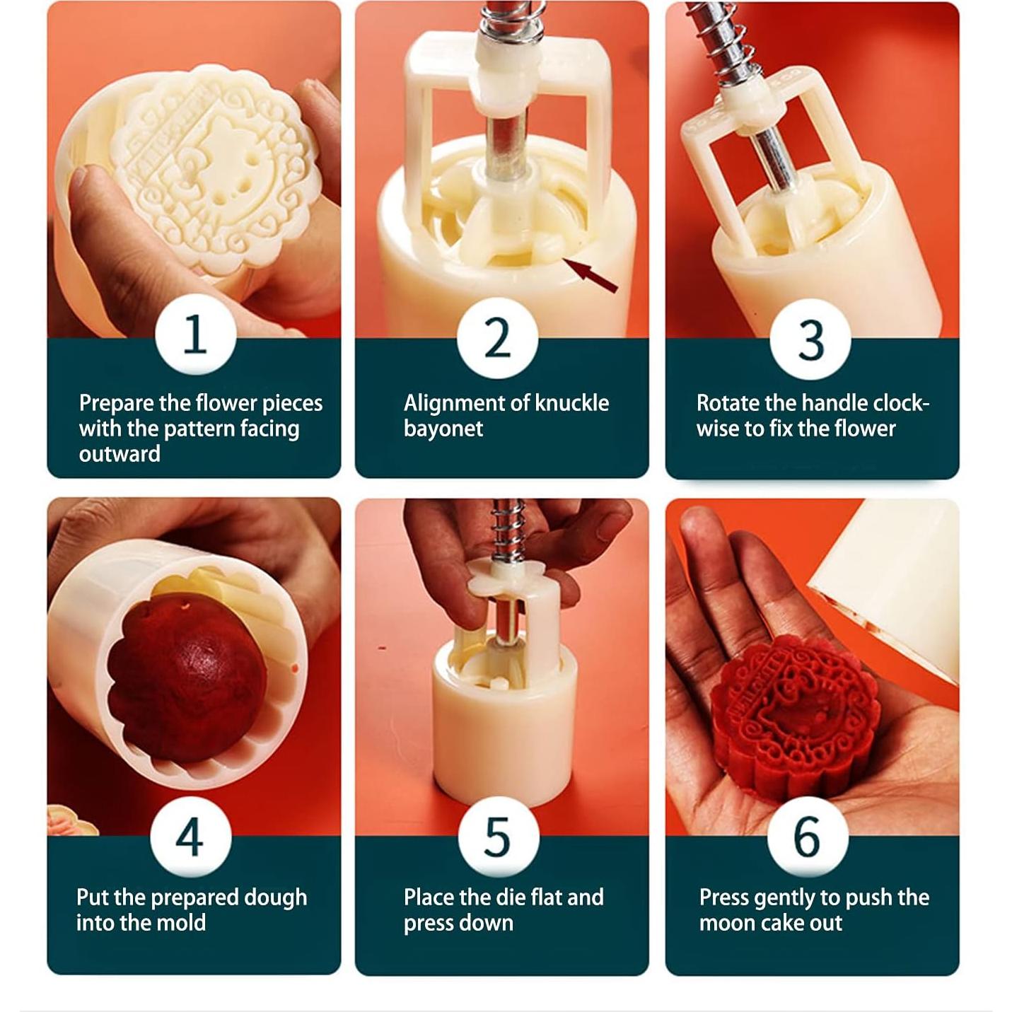 Set de Molde para Bombas de Baño Yeustkony con 12 Sellos