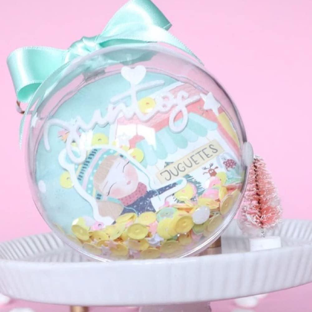 Moldes de Bombas de Baño YXQ 40mm Transparentes - Paquete de 50