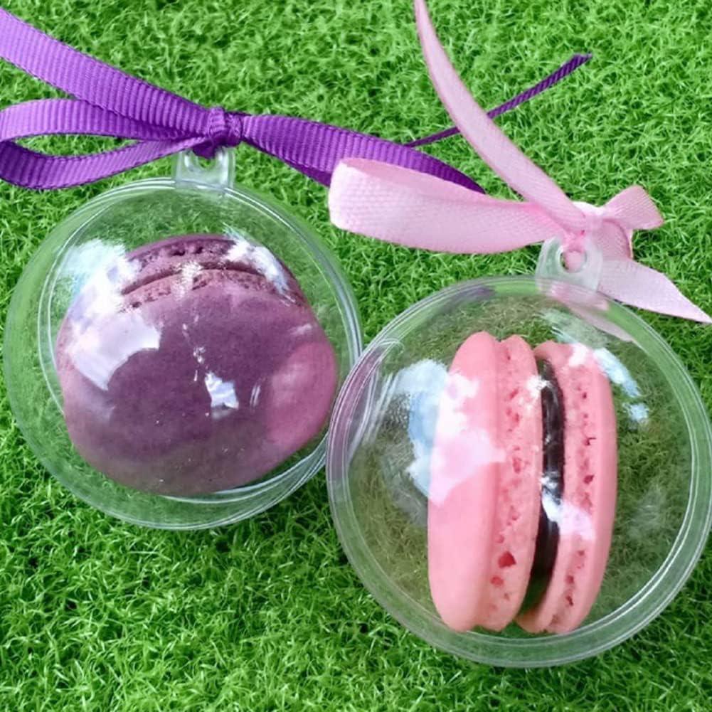 Moldes de Bombas de Baño YXQ 40mm Transparentes - Paquete de 50