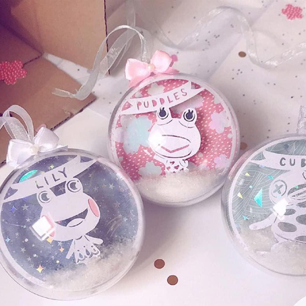 Moldes de Bombas de Baño YXQ 40mm Transparentes - Paquete de 50