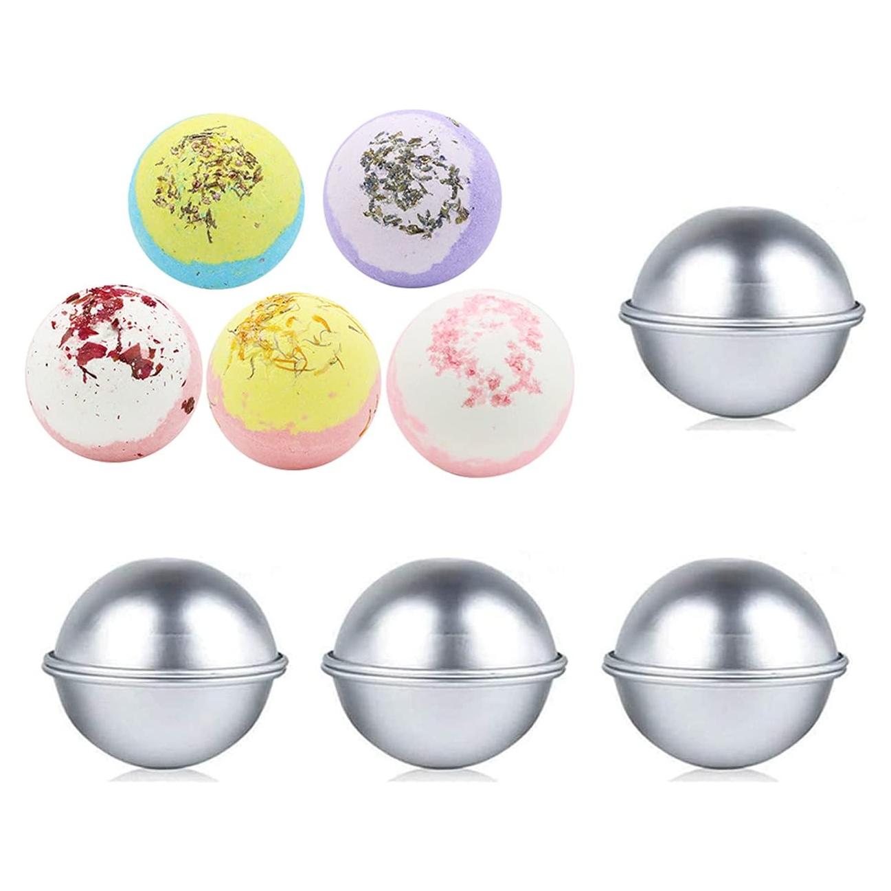 Molde de Bomba de Baño de Aluminio Bloss - 8 Piezas Redondas