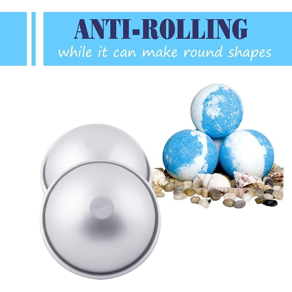 Molde de Bomba de Baño de Aluminio Bloss - 8 Piezas Redondas