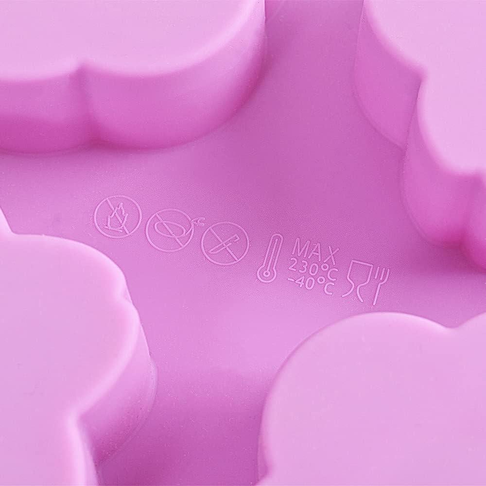 Moldes de Silicona en Forma de Flor Newk - 2 Paquetes de 4 Cavidades