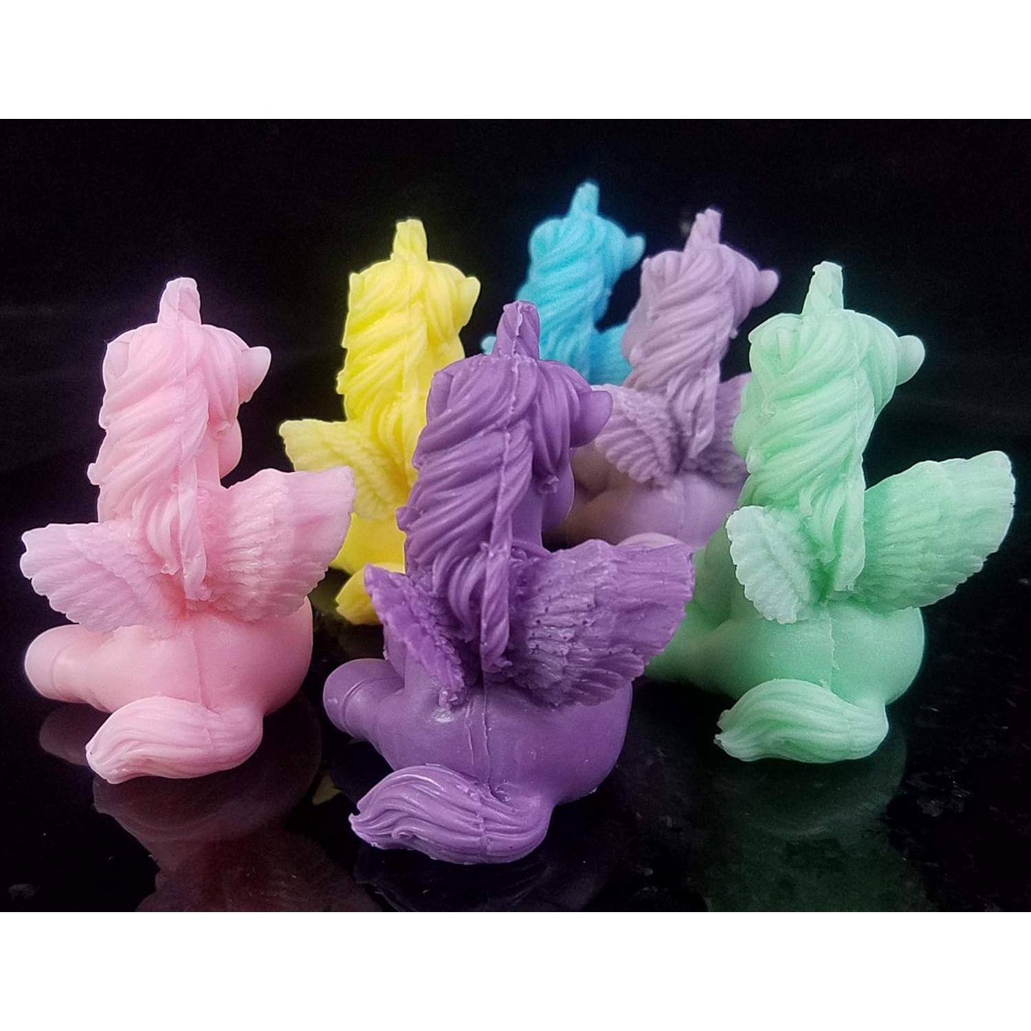 Molde de Silicona 3D Unicornio MoldFun Rosa 240g