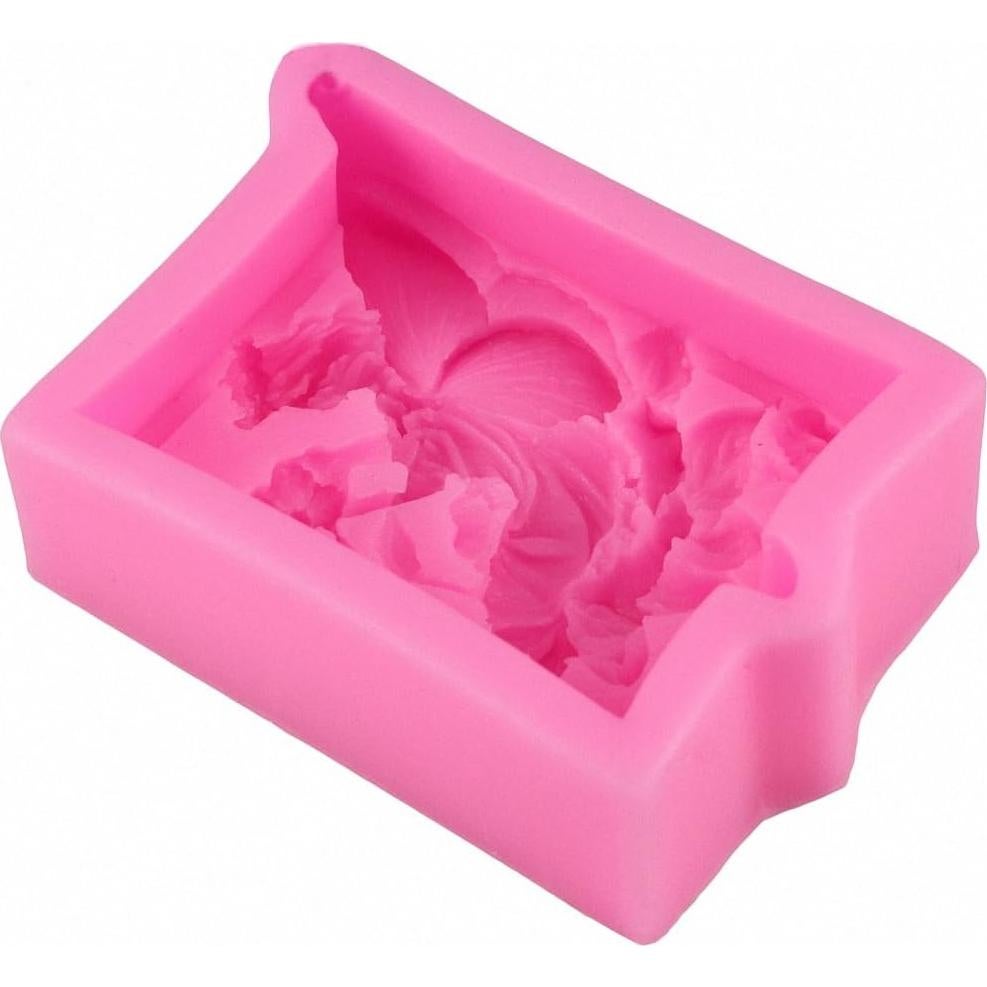 Molde de Silicona Floral Chica Hada MoldFun 8.1x6.9cm
