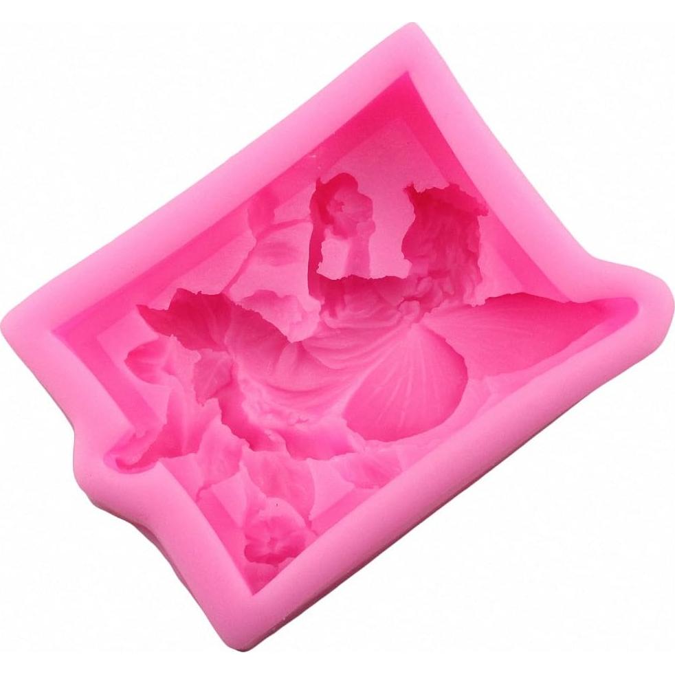 Molde de Silicona Floral Chica Hada MoldFun 8.1x6.9cm