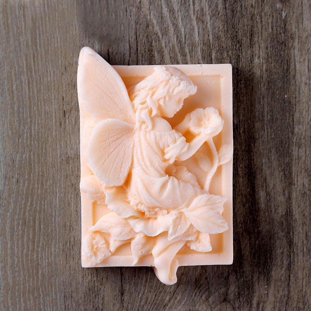 Molde de Silicona Floral Chica Hada MoldFun 8.1x6.9cm