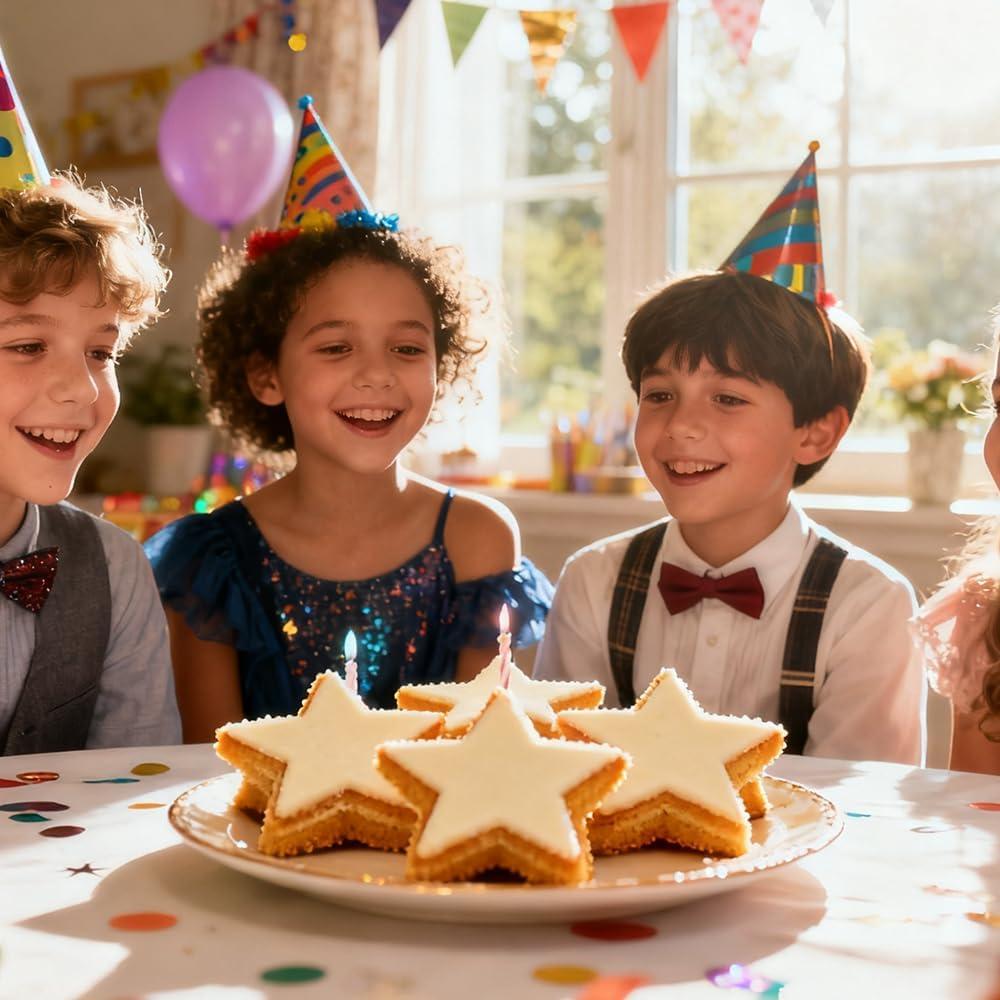 Moldes de Silicona para Pasteles Estrella Velicber 20.32 cm Rojo