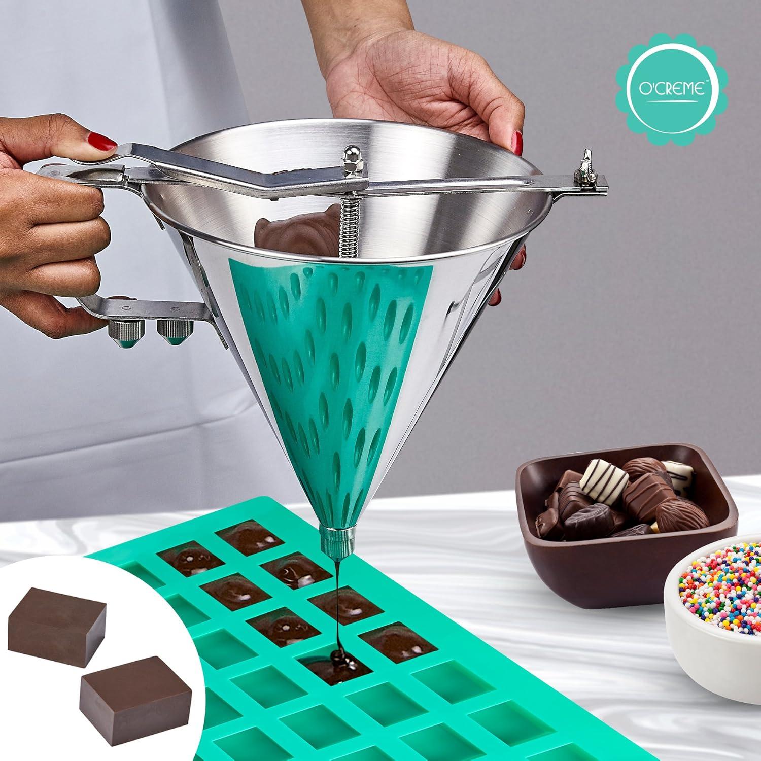 Molde de Silicona Rectangular O'Creme para Dulces y Chocolates