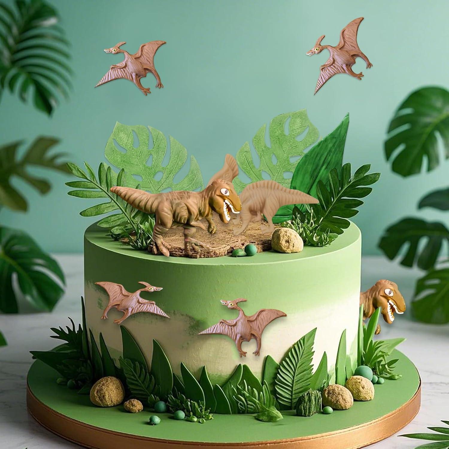 Molde de Silicona Fondant Dinosaurio Muyulin - 5 Piezas