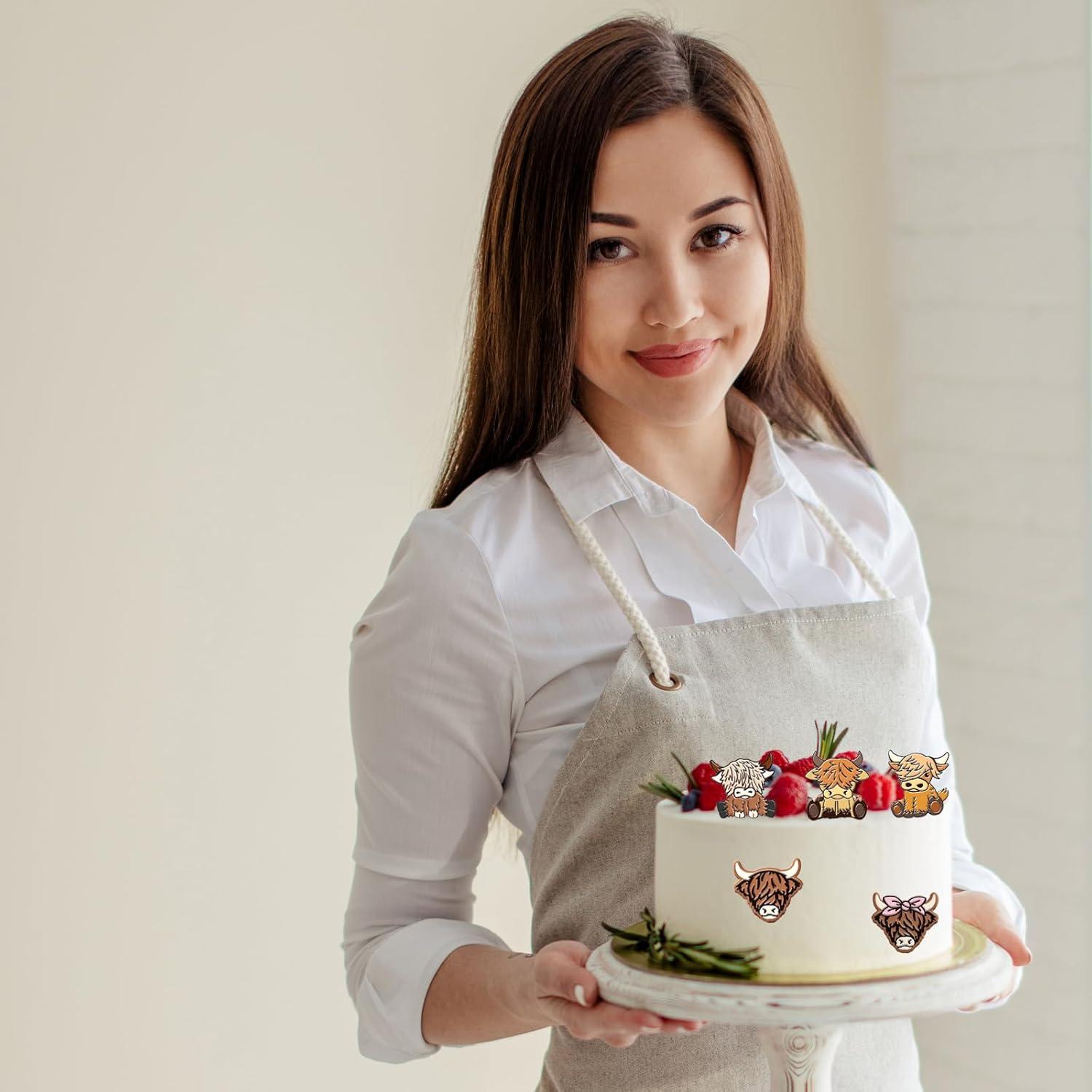 Molde de Silicona ICNYEKl de Vaca para Fondant - 6 Cavidades