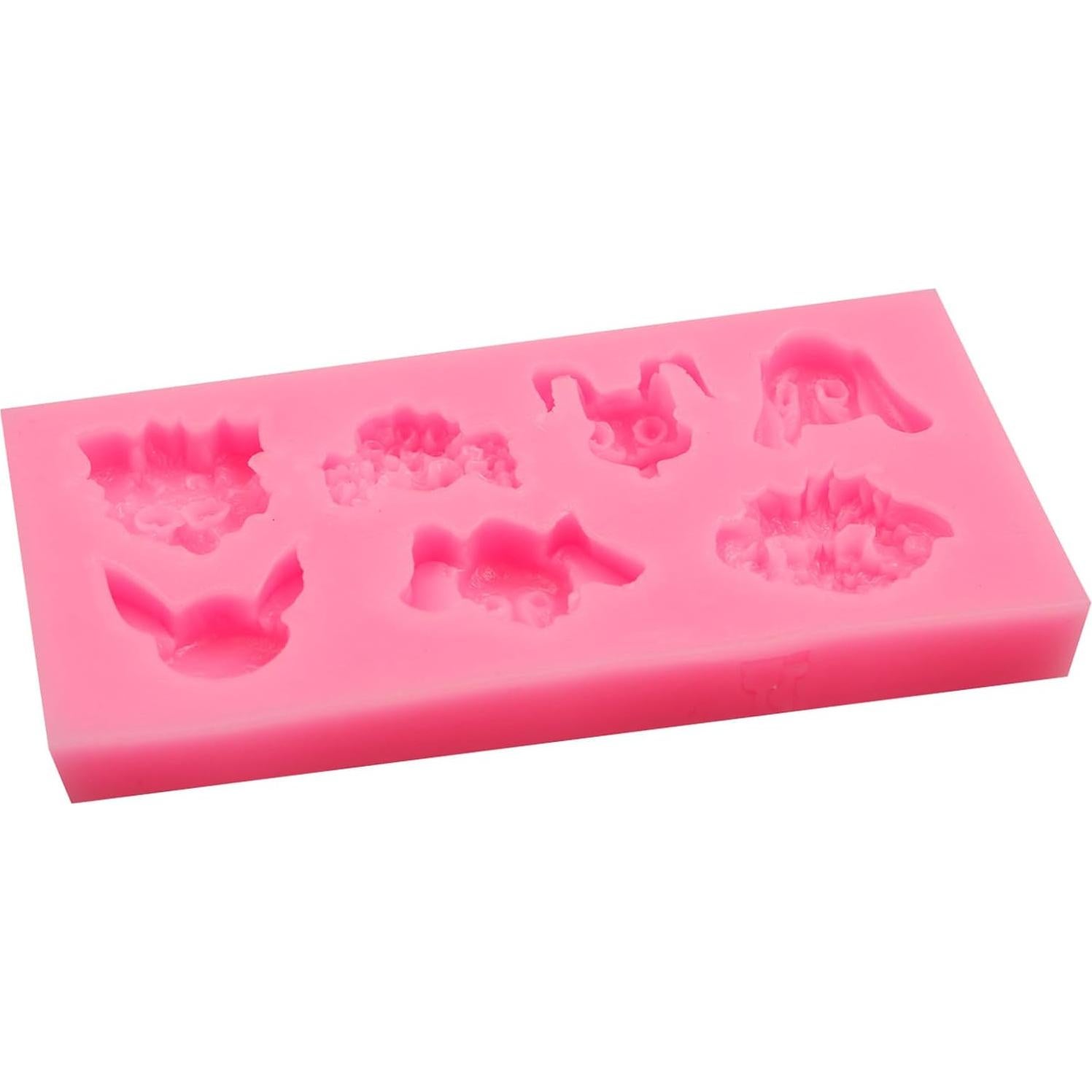 Juego de Moldes de Silicona YN para Hornear - 3 Piezas de Perros