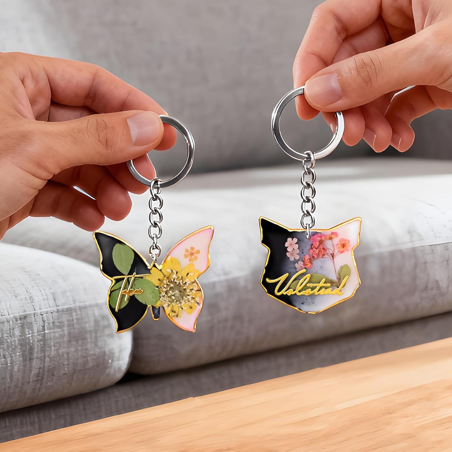 Conjunto de Moldes de Llaveros de Resina RESIN GO 228 Piezas