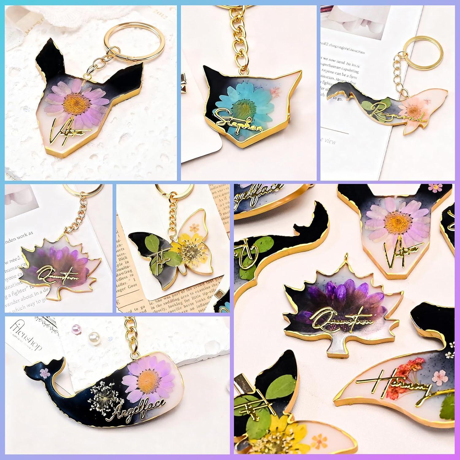 Conjunto de Moldes de Llaveros de Resina RESIN GO 228 Piezas