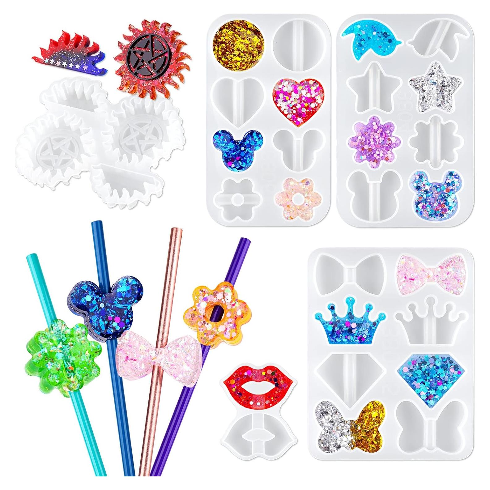 Molde de Silicona NiArt para Resina Epóxica - 5 Piezas 14 Formas