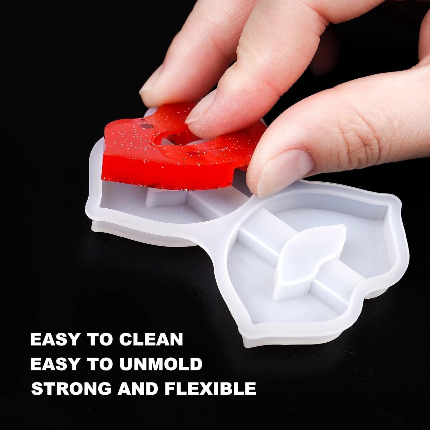 Molde de Silicona NiArt para Resina Epóxica - 5 Piezas 14 Formas