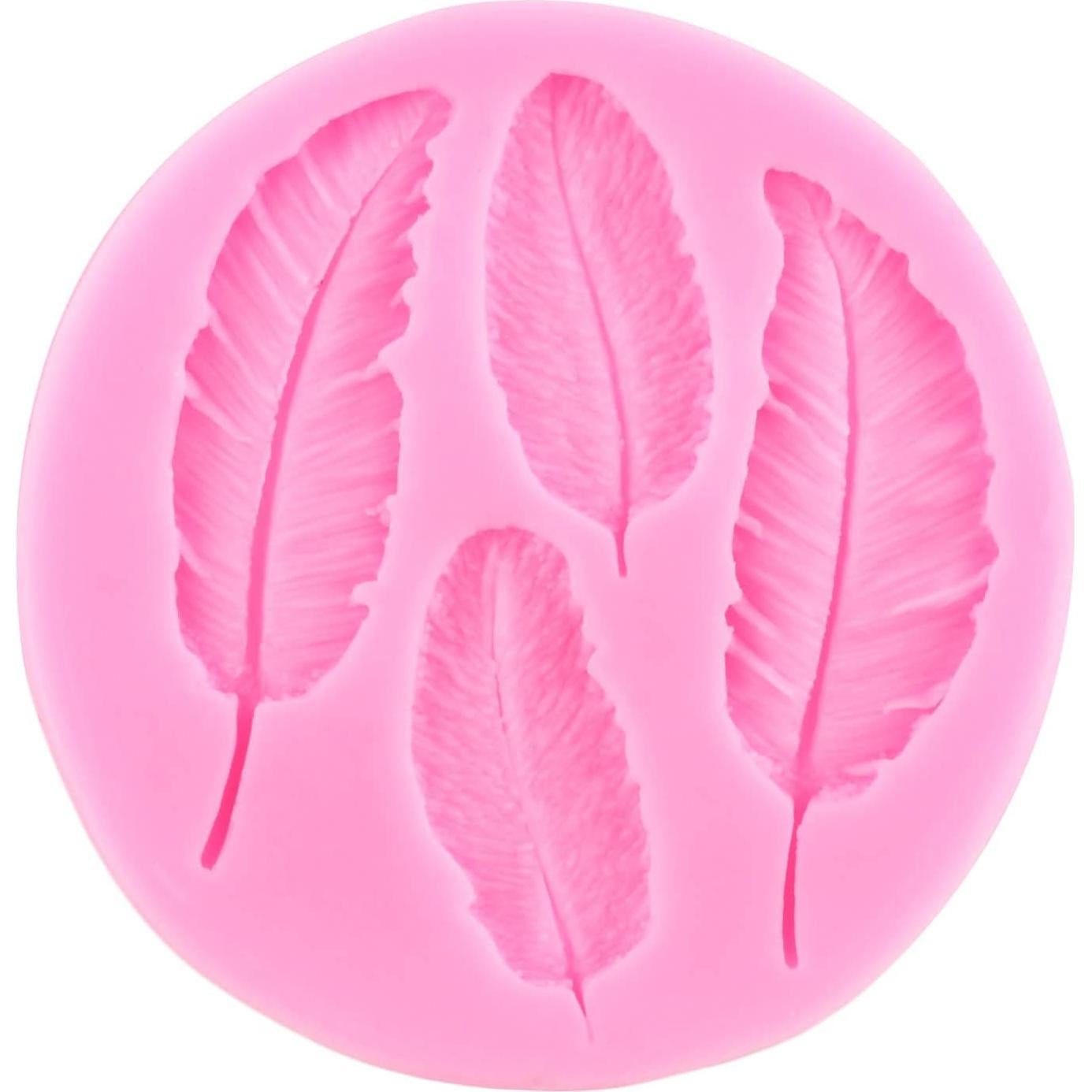 Angel Wings Silicone Mold Baby Hand Foot Fondant Molds Feather Candy Molds For Baby Shower Cake Decorating Cupcake Topper Chocolate Gum Paste Polymer Clay Set Of 3