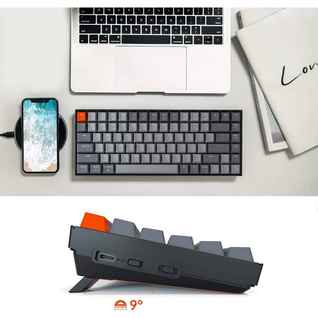 Teclado Mecánico Inalámbrico Keychron K2 75% Bluetooth LED