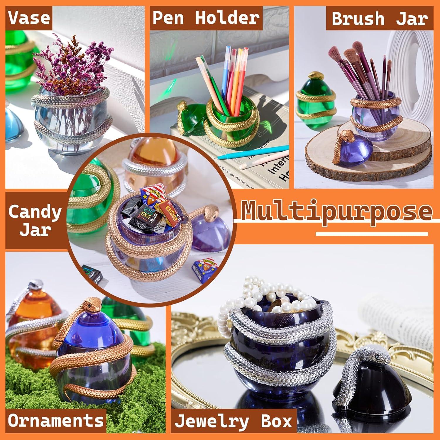 Molde de Silicona KDW Tarro de Huevo de Serpiente 8.9 cm