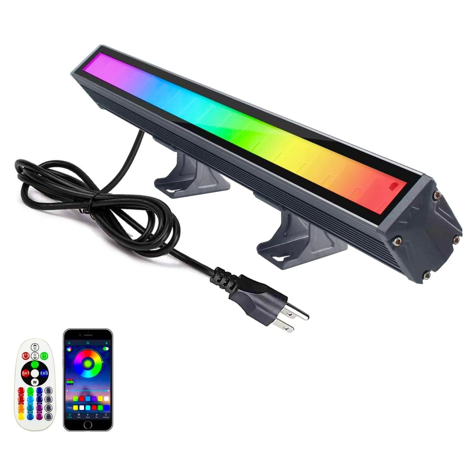Luz de Inundación LED RGB 48W ShenZhen Control Remoto IP66
