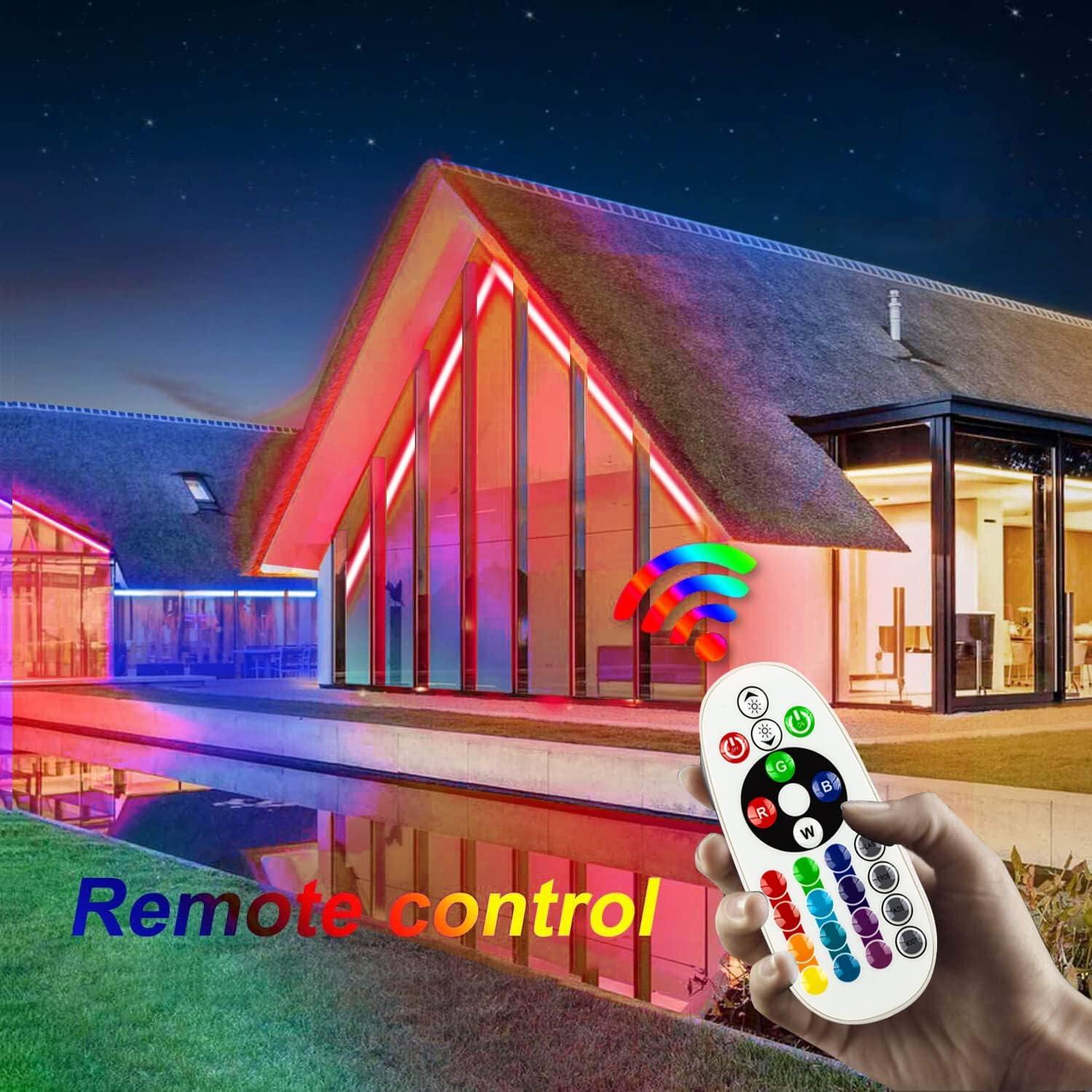 Luz de Inundación LED RGB 48W ShenZhen Control Remoto IP66