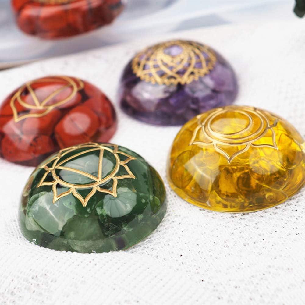 Moldes de Resina Silicona Wehous 7 Piedras Chakra DIY