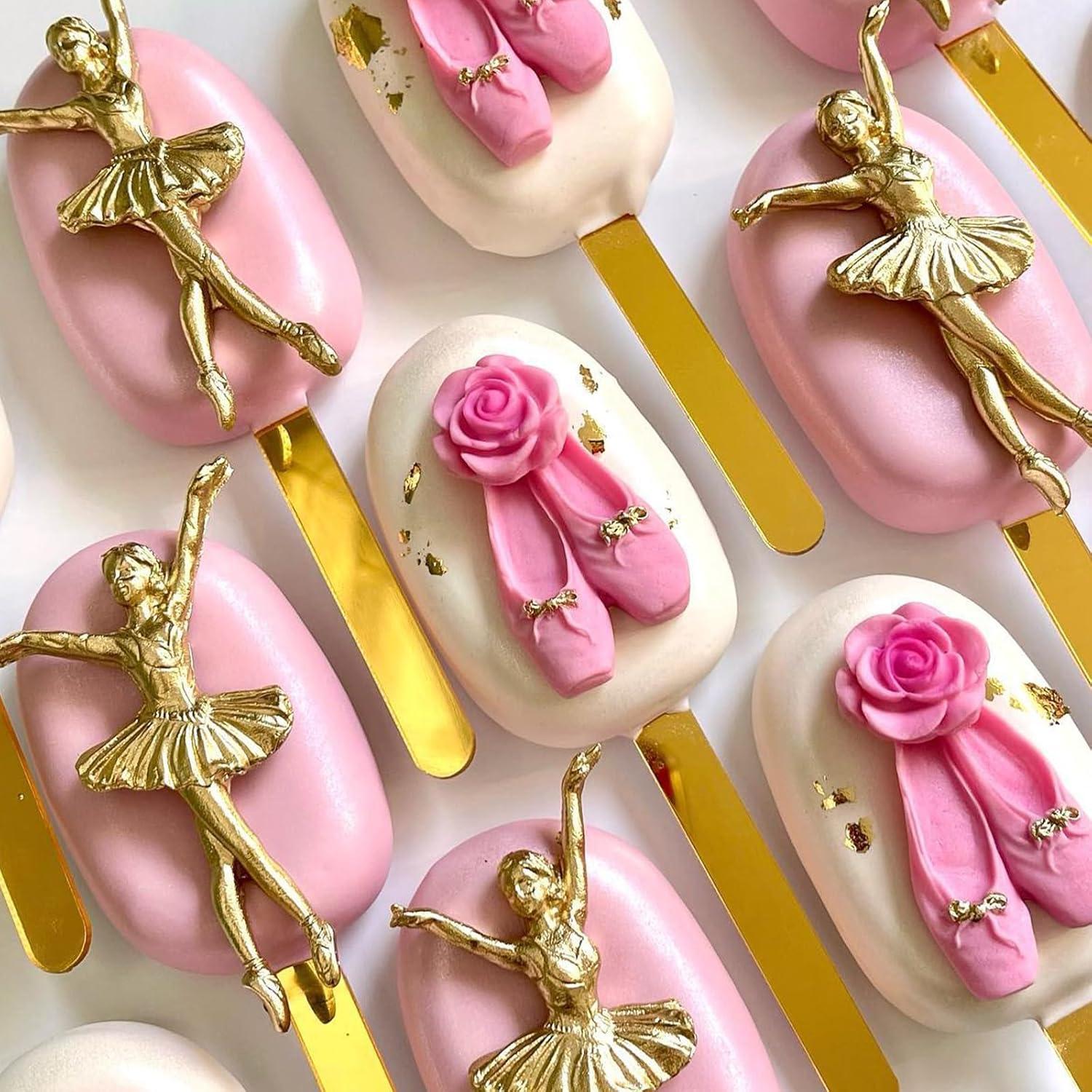 Juego de Moldes de Silicona Rosa NM para Repostería - 4 Piezas