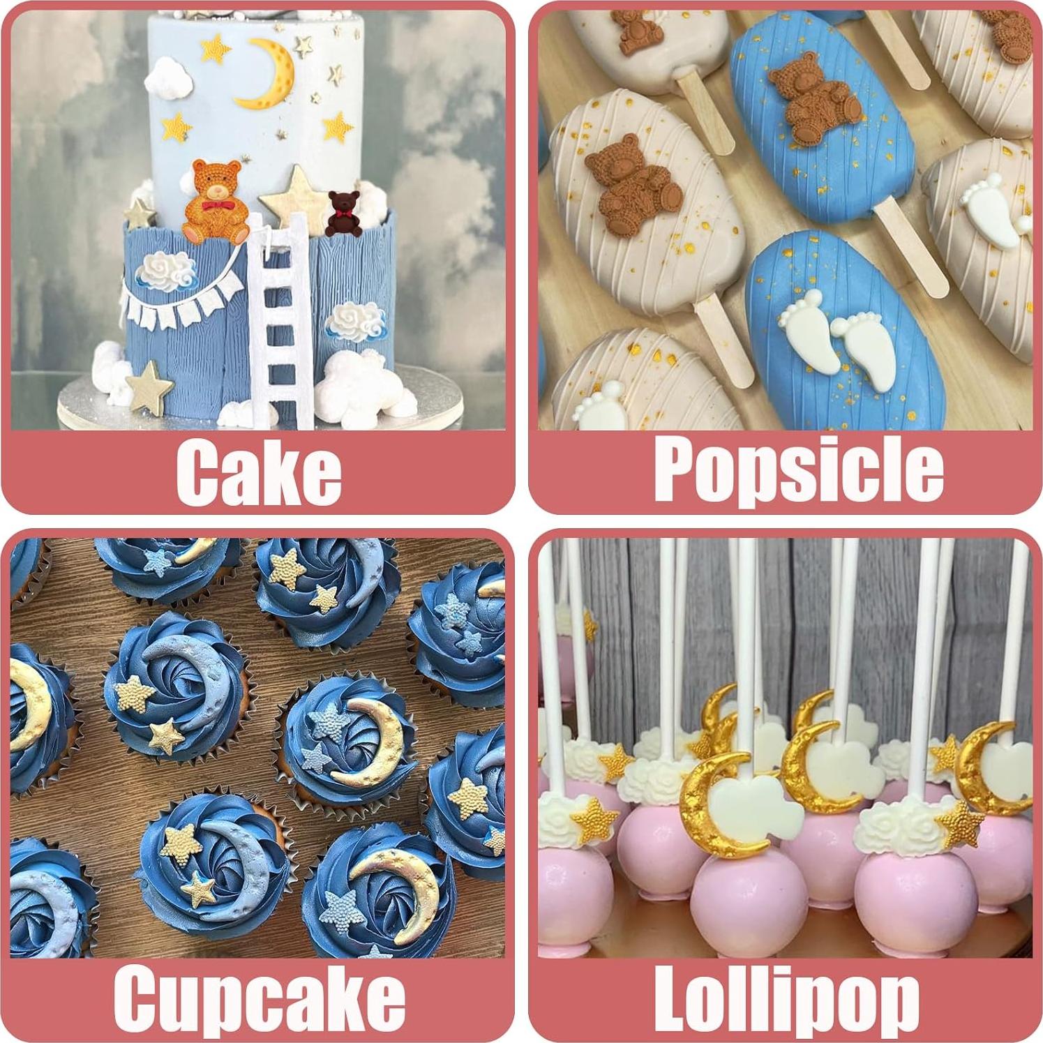 Moldes de Silicona para Fondant y Chocolate YWZBOMOLDRM - 5 Pcs