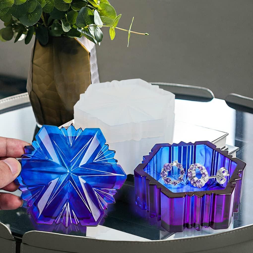 Molde de Resina Copo de Nieve FineInno 10.1x9.3x3.6 cm