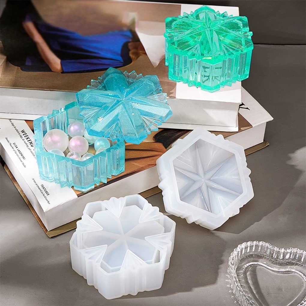 Molde de Resina Copo de Nieve FineInno 10.1x9.3x3.6 cm