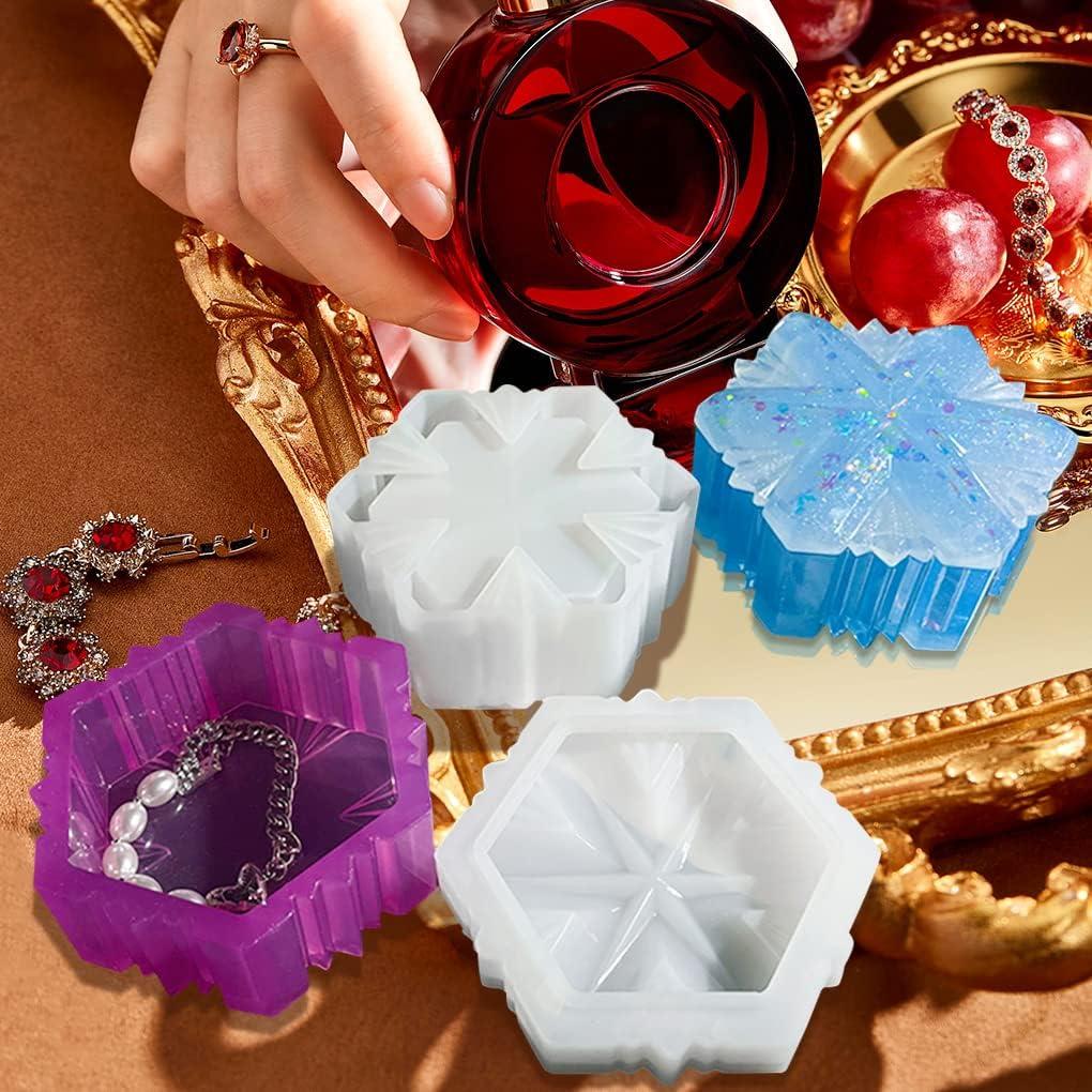 Molde de Resina Copo de Nieve FineInno 10.1x9.3x3.6 cm