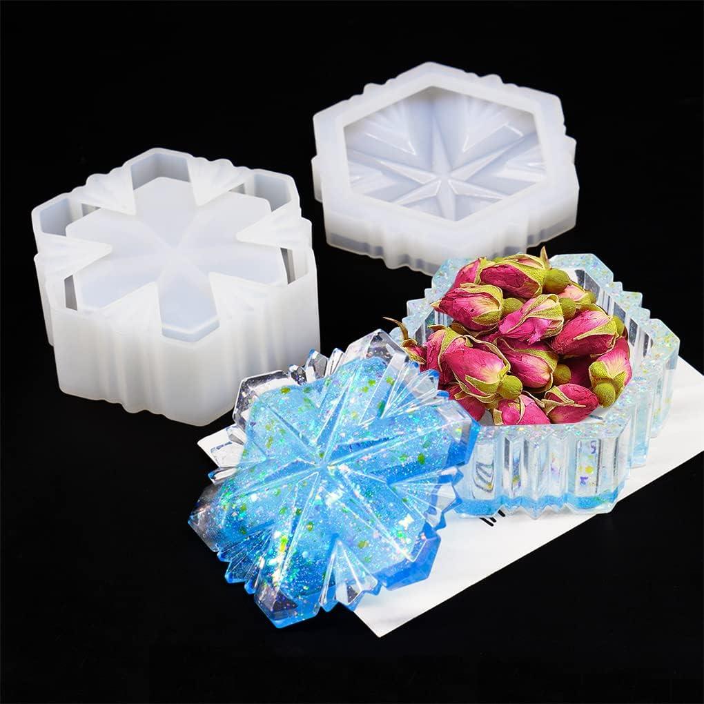 Molde de Resina Copo de Nieve FineInno 10.1x9.3x3.6 cm