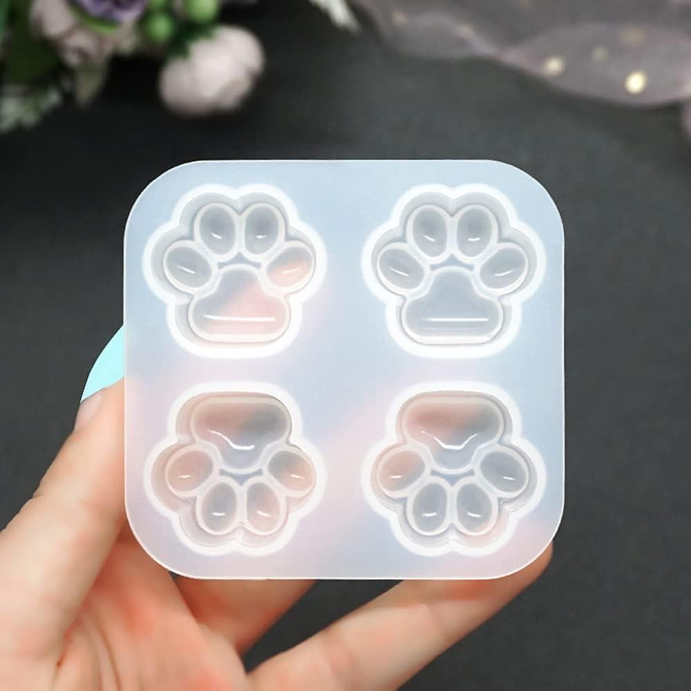 Moldes de Silicona para Resina Nifocc - Patas de Gato 2 Pcs