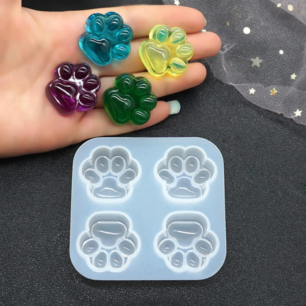 Moldes de Silicona para Resina Nifocc - Patas de Gato 2 Pcs