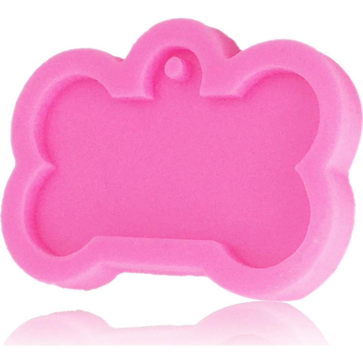 Moldes de Silicona para Llaveros de Hueso Muyulin - 2 Piezas