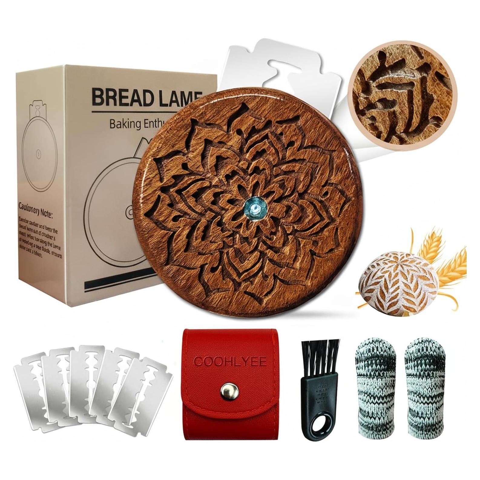 Herramienta de Puntuación de Pan COOHLYEE UFO con 5 Cuchillas