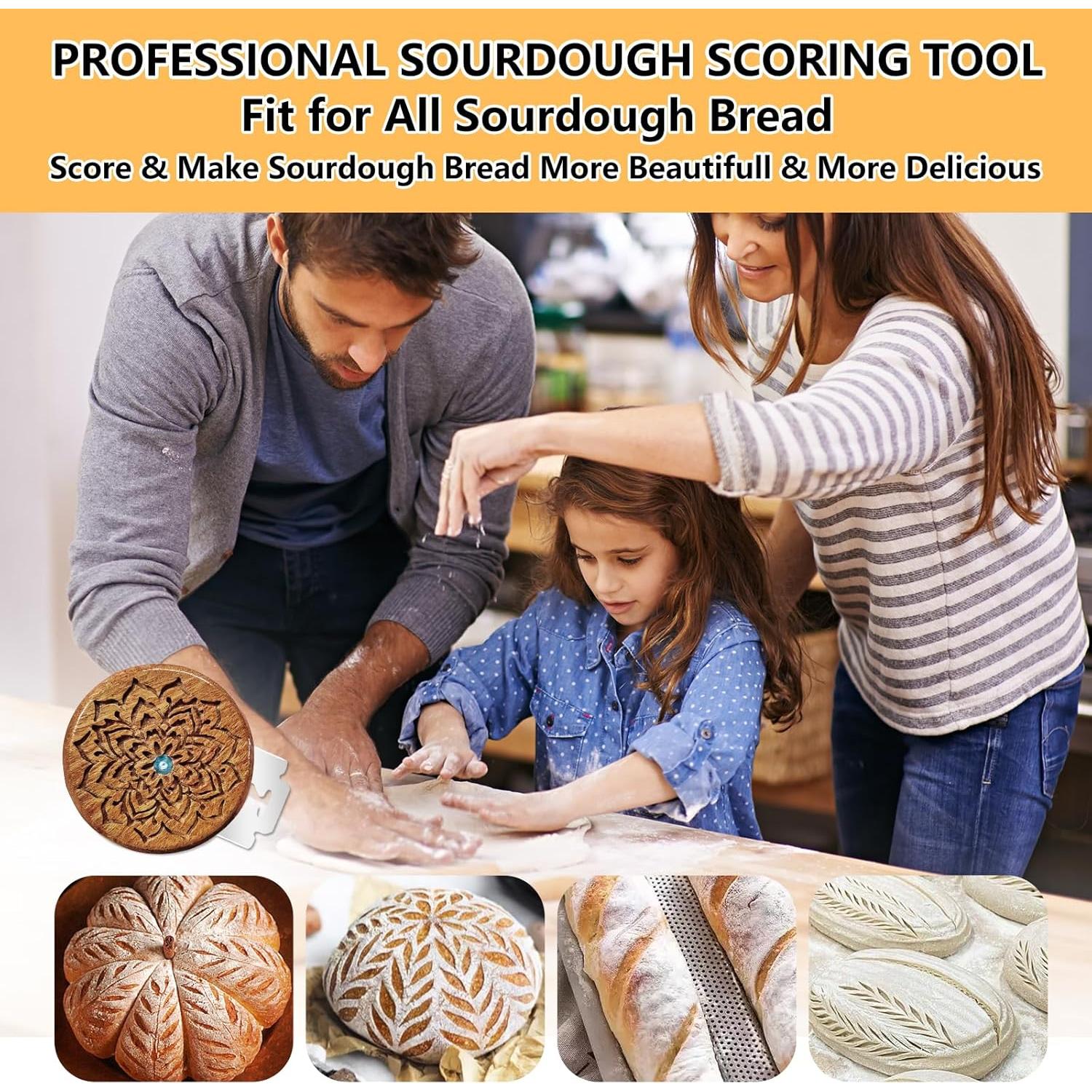 Herramienta de Puntuación de Pan COOHLYEE UFO con 5 Cuchillas